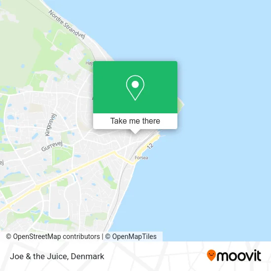 Joe & the Juice map