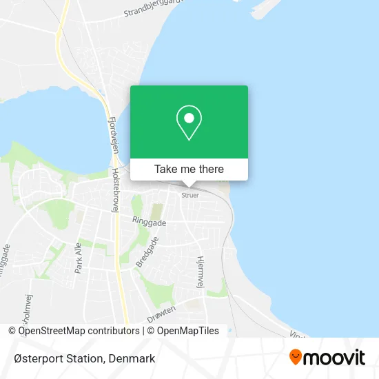 Østerport Station map