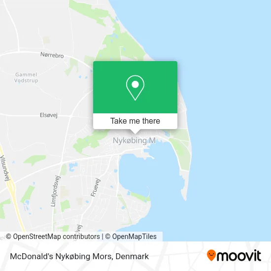 McDonald's Nykøbing Mors map