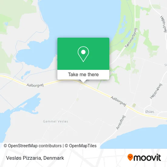 Vesløs Pizzaria map