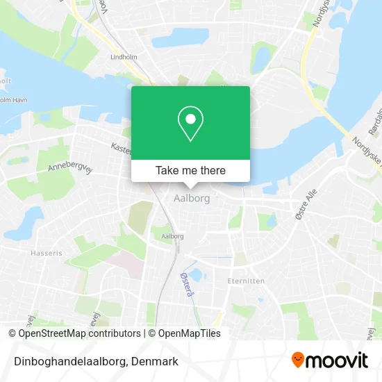 Dinboghandelaalborg map