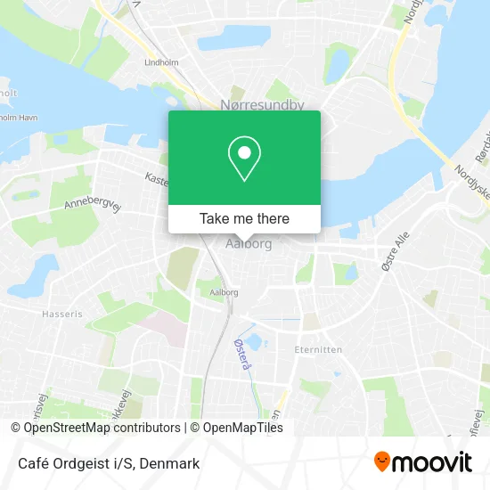 Café Ordgeist i/S map