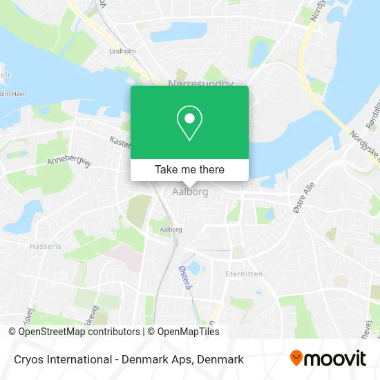 Cryos International - Denmark Aps map
