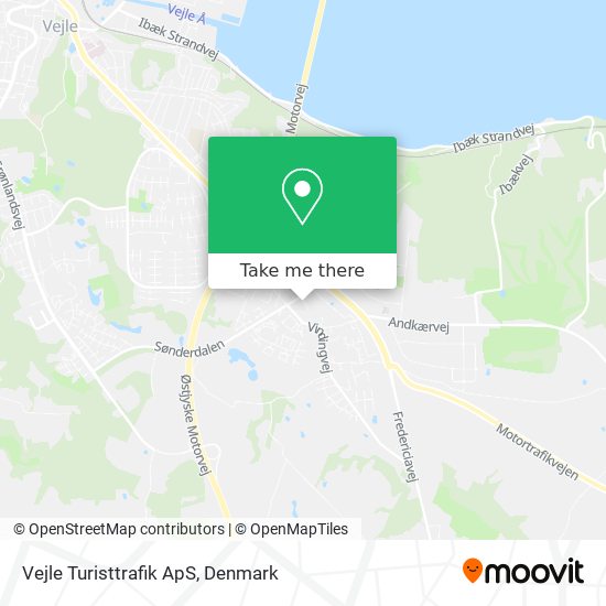 Vejle Turisttrafik ApS map