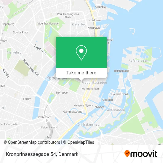 Kronprinsessegade 54 map
