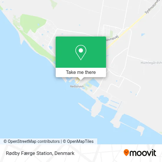 Rødby Færge Station map