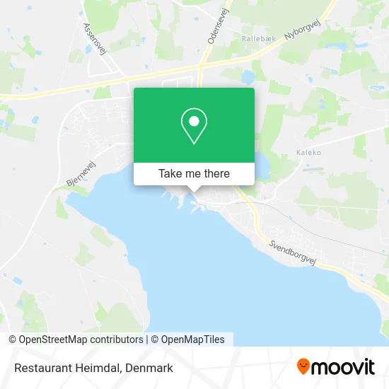 Restaurant Heimdal map