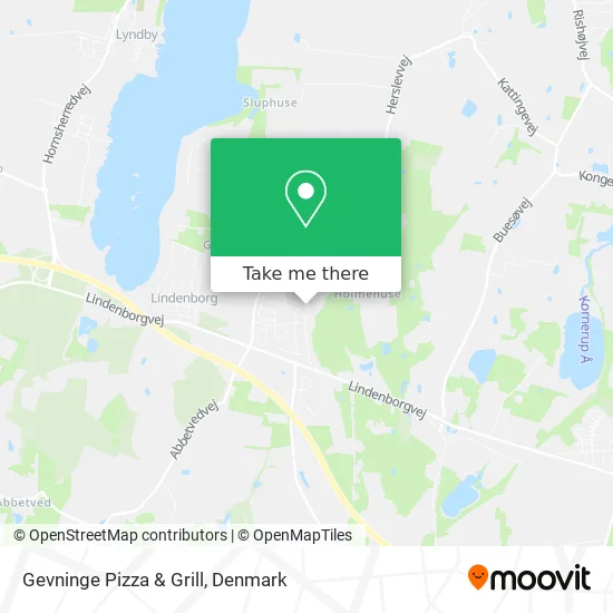 Gevninge Pizza & Grill map