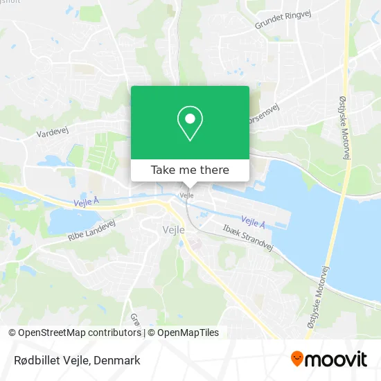 Rødbillet Vejle map