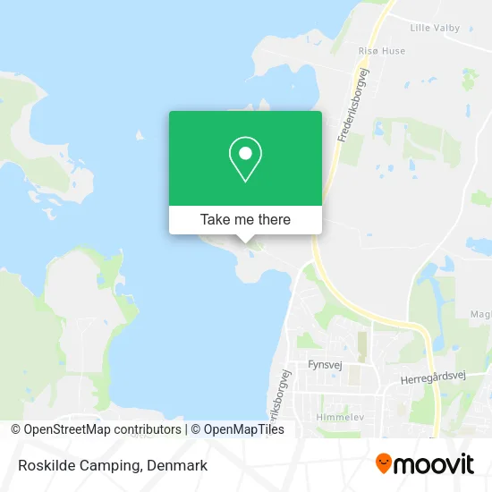 Roskilde Camping map