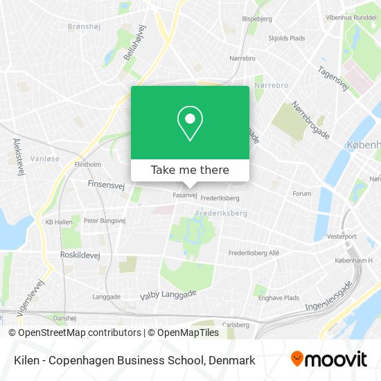 Kilen - Copenhagen Business School map