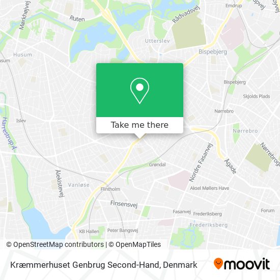 Kræmmerhuset Genbrug Second-Hand map