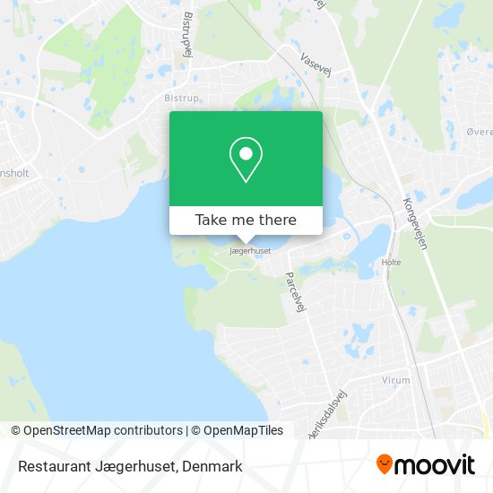 Restaurant Jægerhuset map