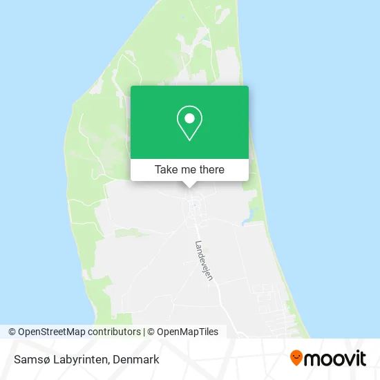 Samsø Labyrinten map