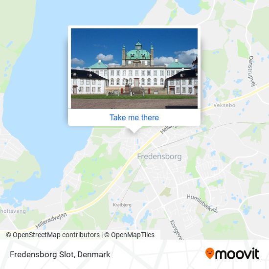 Fredensborg Slot map