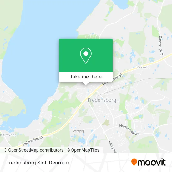 Fredensborg Slot map