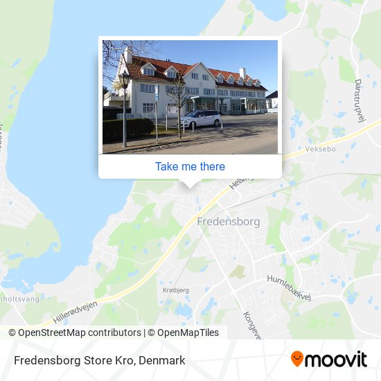 Fredensborg Store Kro map