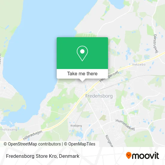 Fredensborg Store Kro map