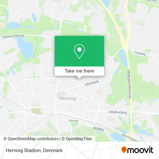Herning Stadion map