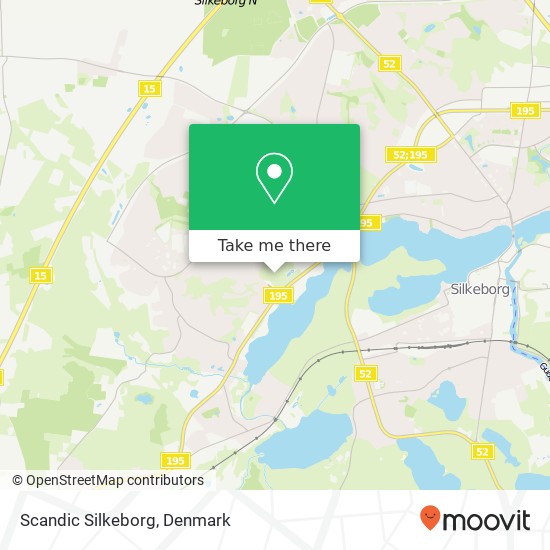 Scandic Silkeborg map