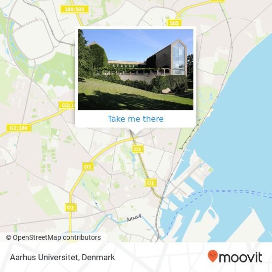 Aarhus Universitet map