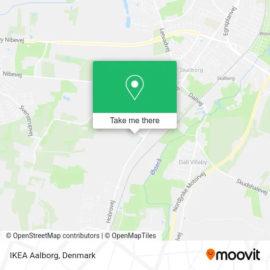 IKEA Aalborg map