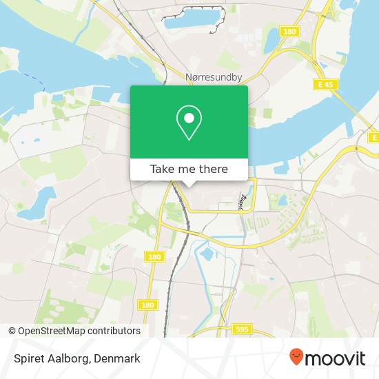 Spiret Aalborg map