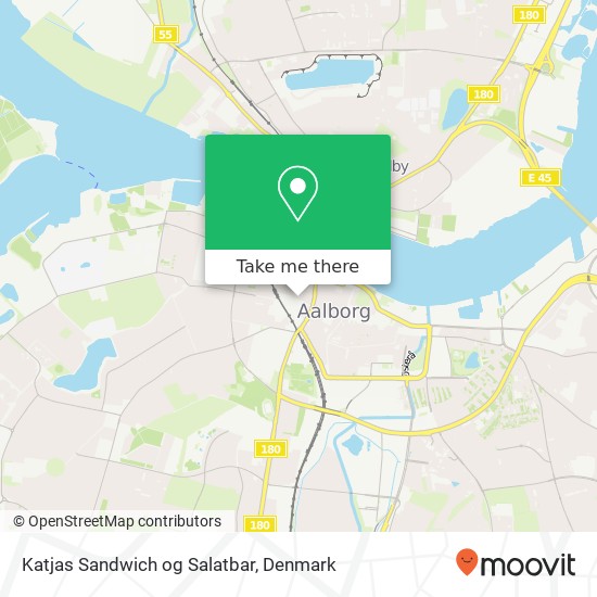 Katjas Sandwich og Salatbar map