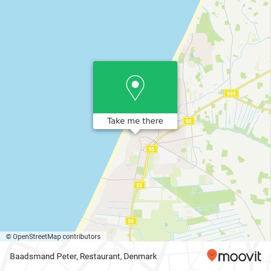 Baadsmand Peter, Restaurant map