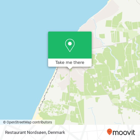 Restaurant Nordsøen map