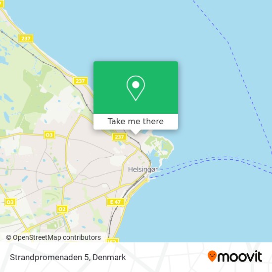 Strandpromenaden 5 map