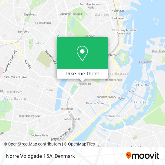 Nørre Voldgade 15A map