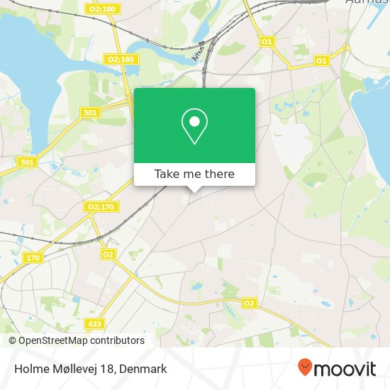 Holme Møllevej 18 map