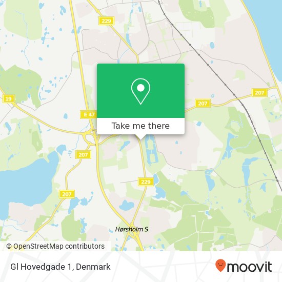 Gl Hovedgade 1 map