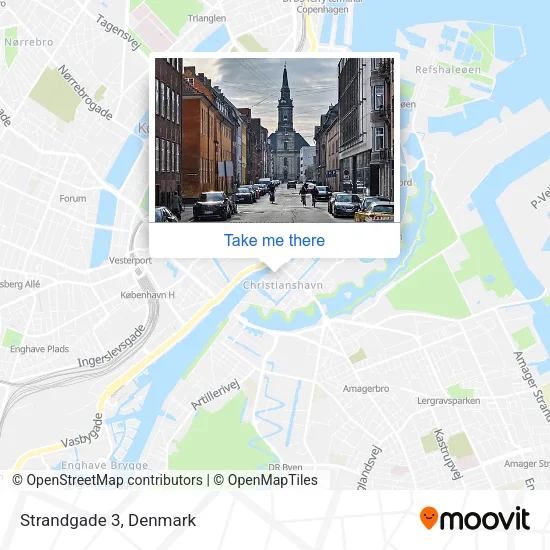 Strandgade 3 map