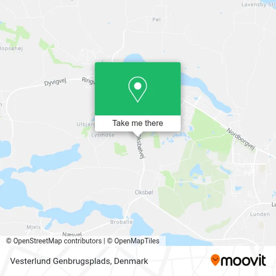 Vesterlund Genbrugsplads map
