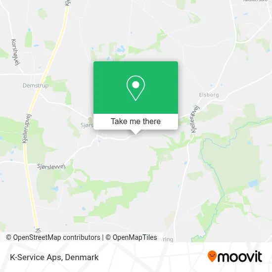 K-Service Aps map