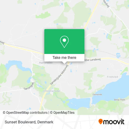 Sunset Boulevard map