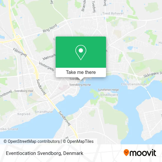 Eventlocation Svendborg map