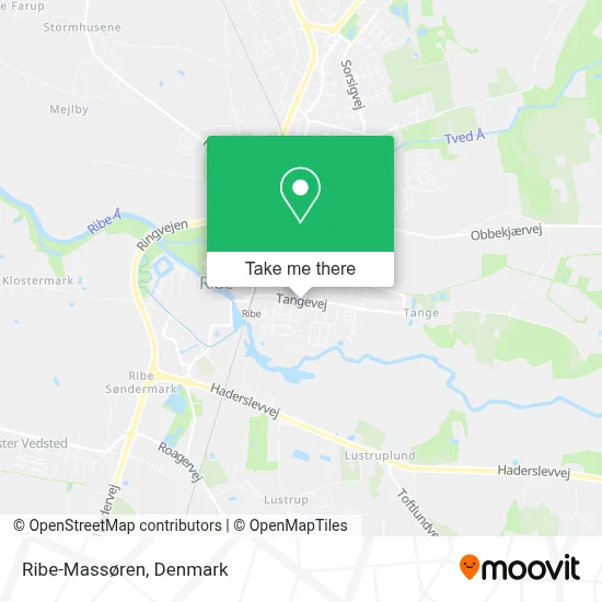 Ribe-Massøren map
