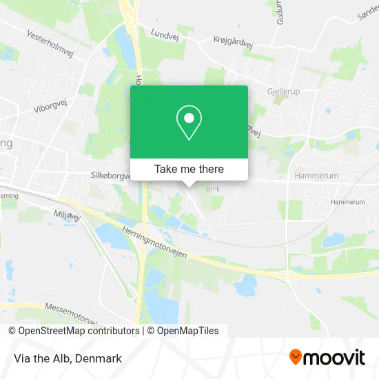 Via the Alb map
