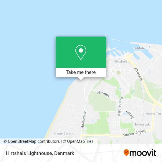 Hirtshals Lighthouse map