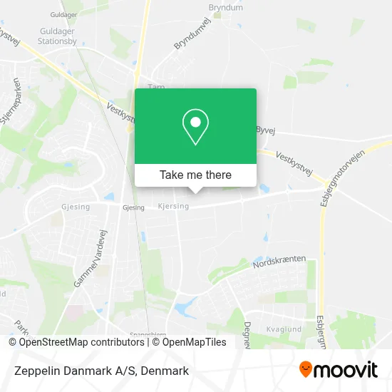 Zeppelin Danmark A/S map