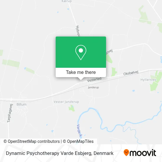 Dynamic Psychotherapy Varde Esbjerg map