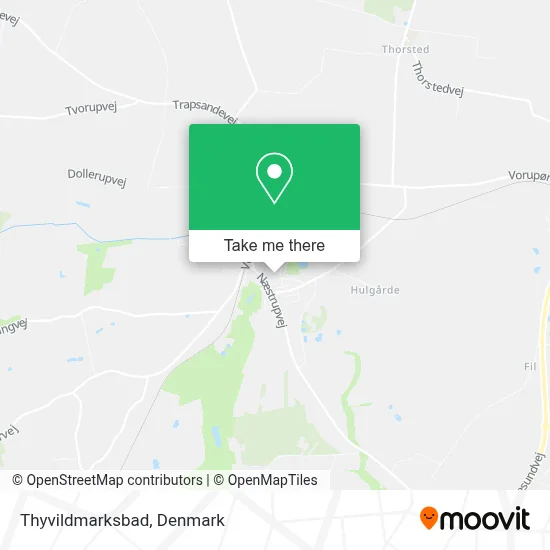 Thyvildmarksbad map