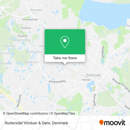 Rudersdal Vinduer & Døre map