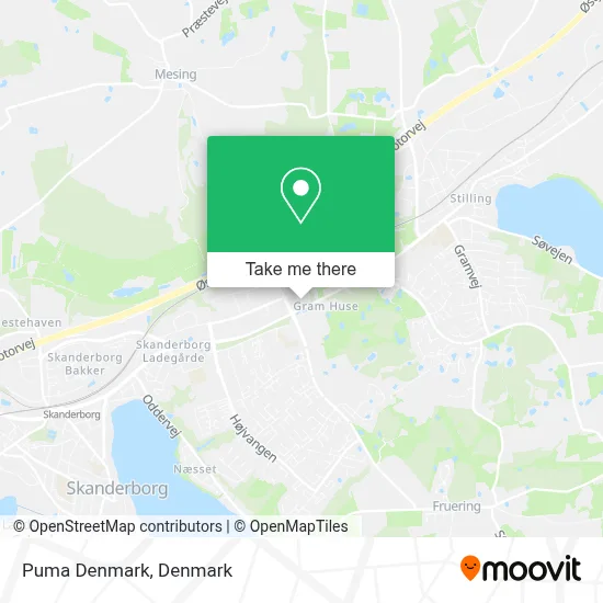 Puma Denmark map