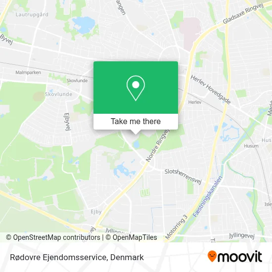 Rødovre Ejendomsservice map