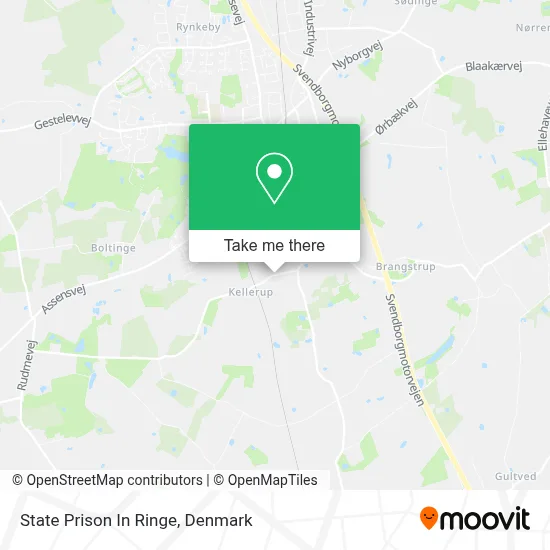 State Prison In Ringe map