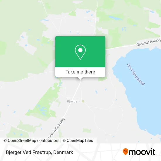 Bjerget Ved Frøstrup map
